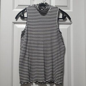 Gap Black and White Stripe Tank | Small